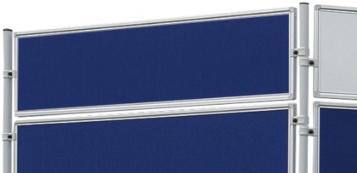 Franken EL-UTF30 03 Textiltafel Eco (beidseitig verwendbar, 120 x 30 cm) filz blau Filz blau 120 x 3