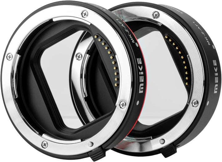 Meike MK-Z-AF1 Metall Autofokus Makro Verlängerungsrohr Set (11mm+18mm) Kompatibel mit Nikon Z5 Z6 Z