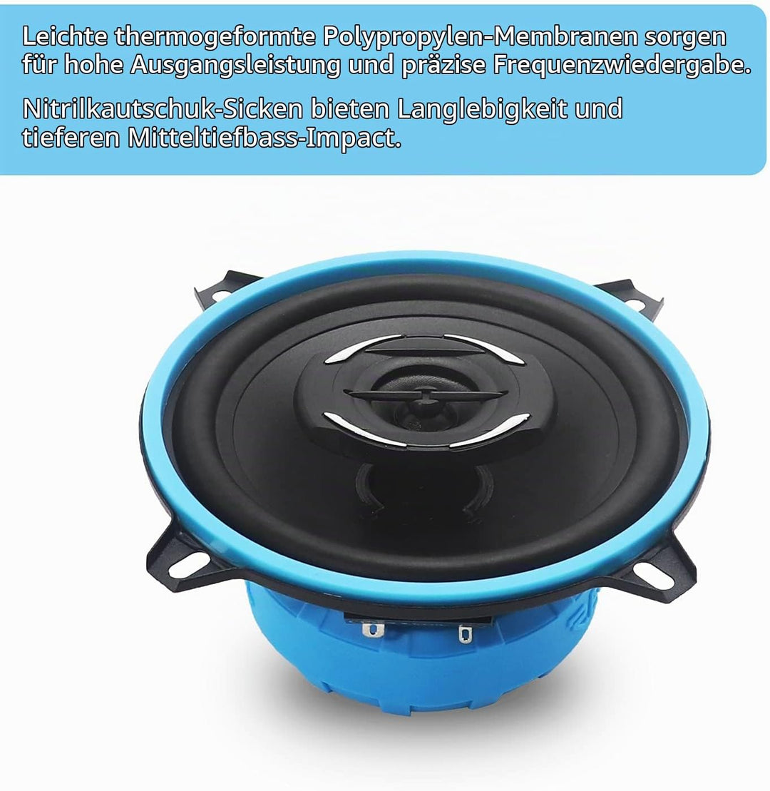 RECOIL RCX-525 Echo Serie 13cm (5,25") Koaxial-Lautsprechersystem 2-Wege Auto-Lautsprecher 80 Watt R