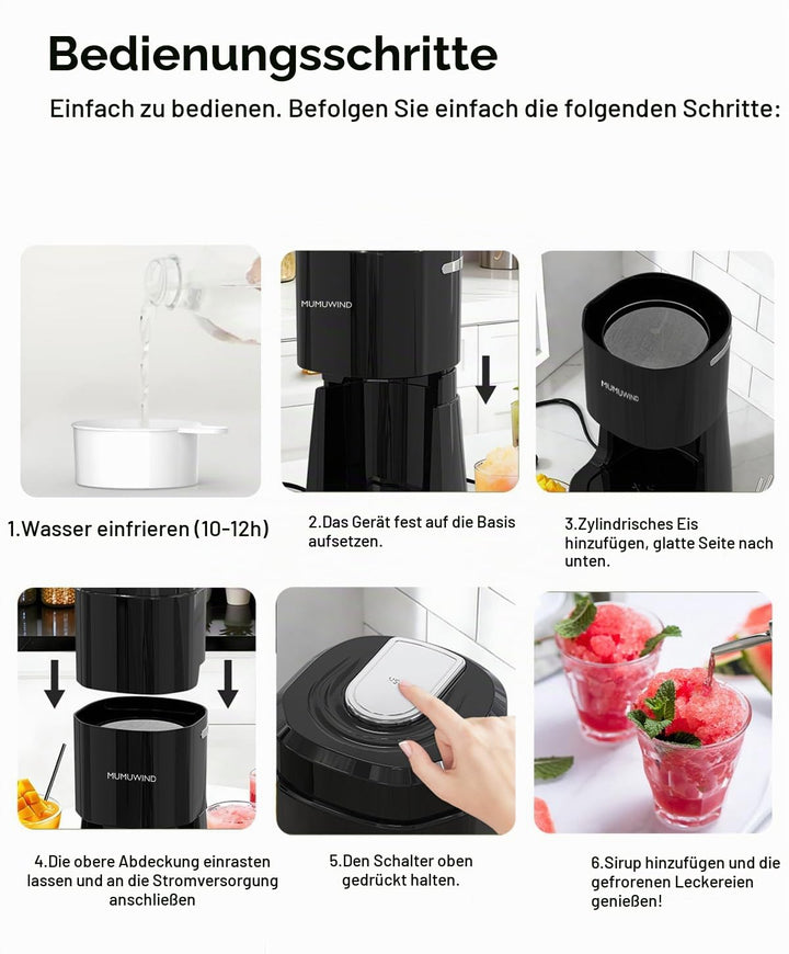 Slushy Maker Ice Shaver, ice crusher, slush-ijsmachine, Elektrische crushed ice maker is geschikt vo