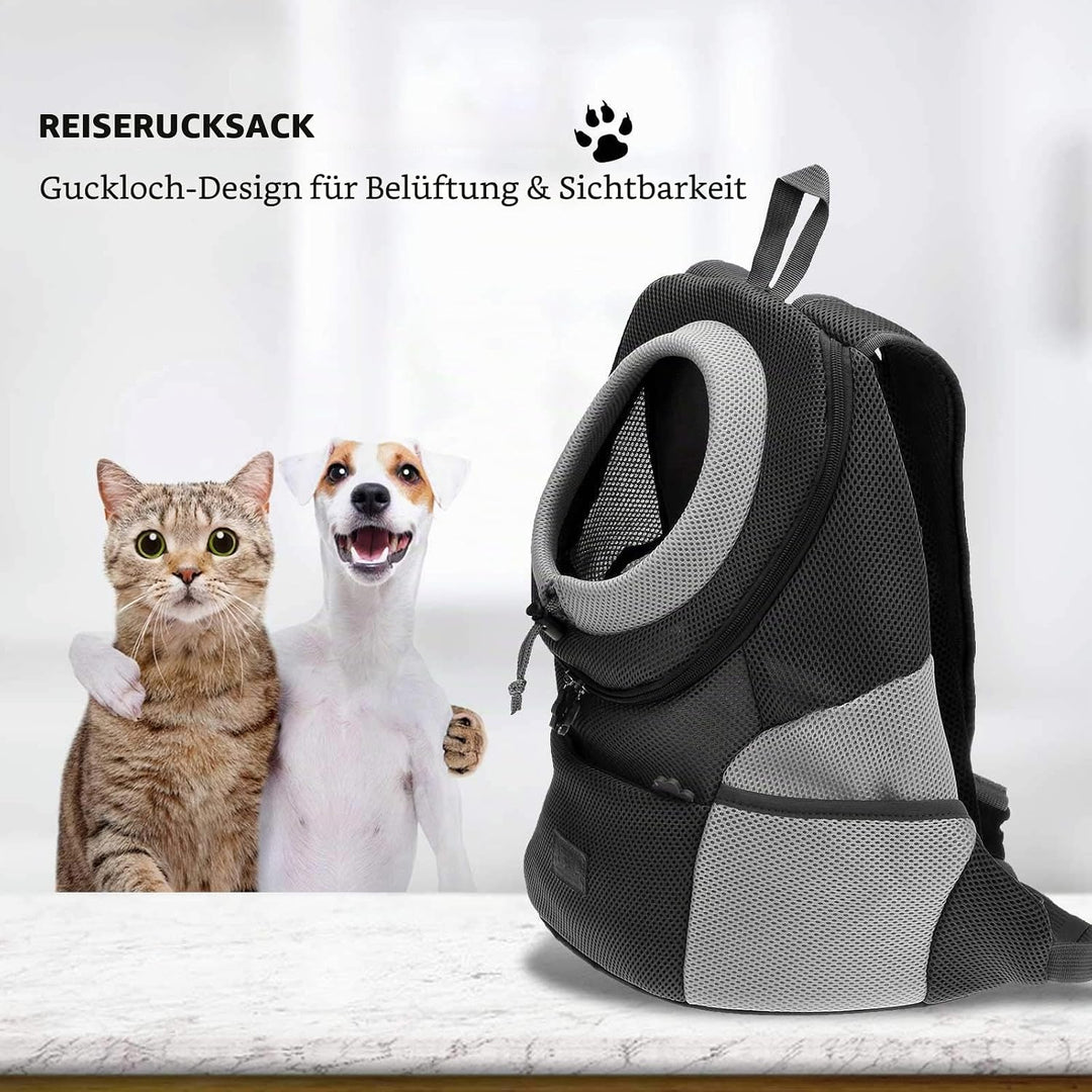 PETCUTE Rucksack für Haustier haustiertragetasche Rucksack Haustier Tasche für Hunde Airline Genehmi