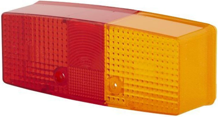 HELLA Rückleuchte - Glühlampe - 24V / 12V - Anbau/geschraubt - ECE - Lichtscheibenfarbe: rot/gelb/we