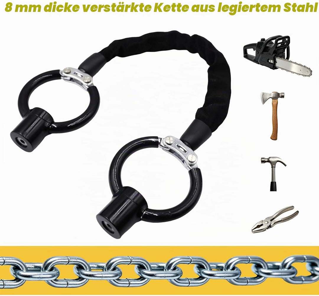 E Scooter Schloss, Schloss für E Scooter, 8mm Verstärktes Handschellenschloss, Fahrradschloss Hohe S
