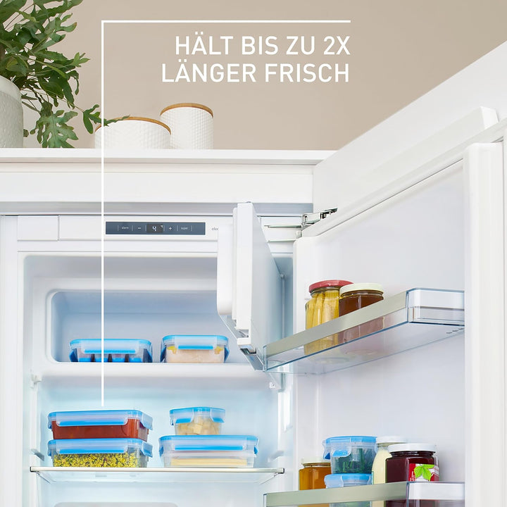Emsa Clip &amp; Close kleines Lunch-Set, 4x Frischhaltedosen mit 0,2 Liter, 100% dicht/gefrierfest/mikro