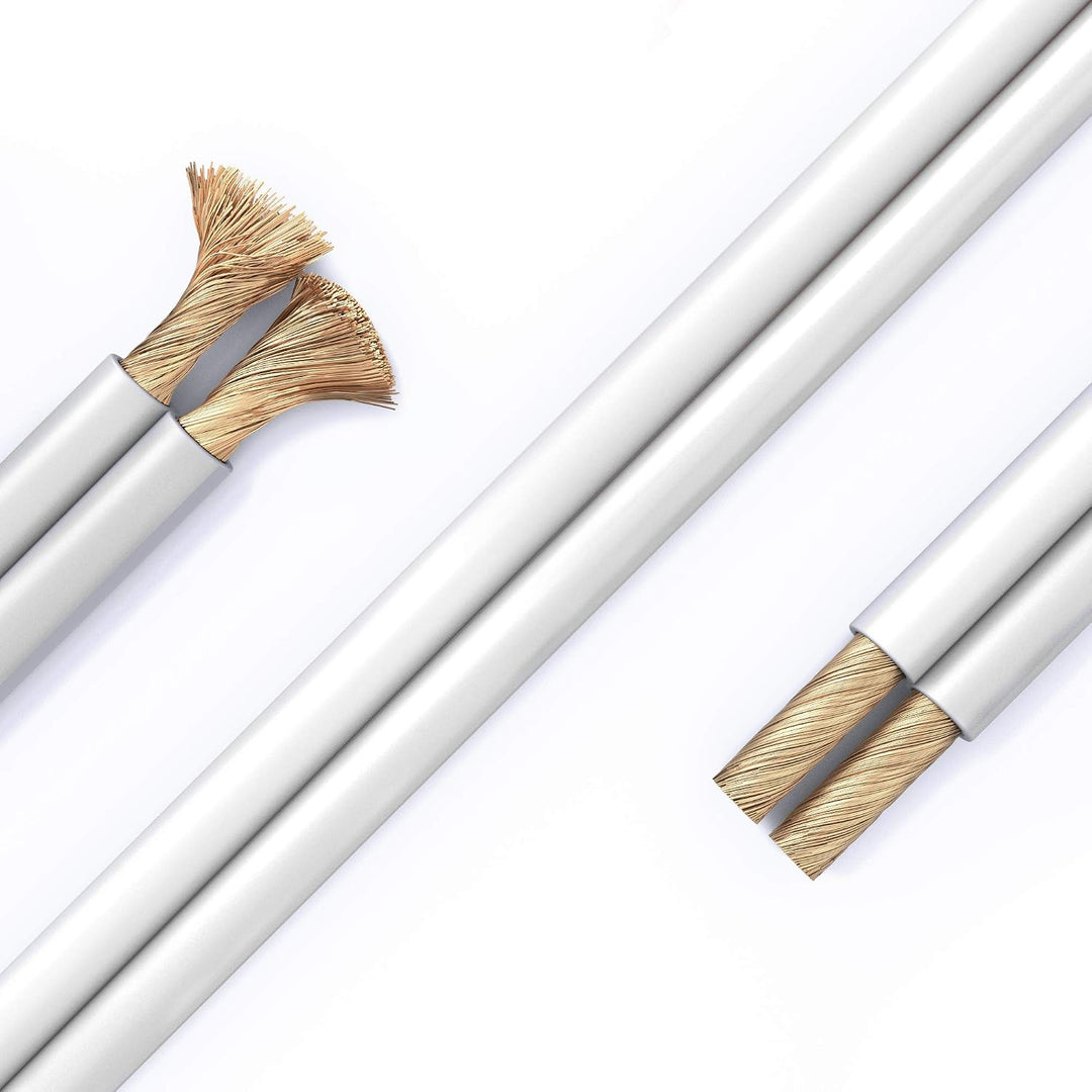 PureLink Lautsprecherkabel OFC 2 x 2,50mm² (0,20mm), 20,0m, weiss 20,0m 2 x 2,50mm² (0,20mm) weiss,