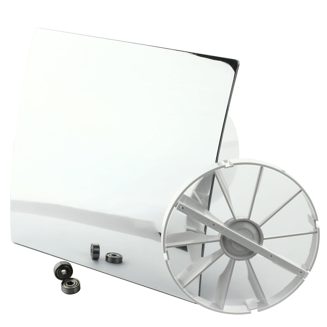 MKK - 18155-007 - DUO Design Badlüfter Wandlüfter Turbo Ventilator Rückstauklappe Kugellager Nachlau