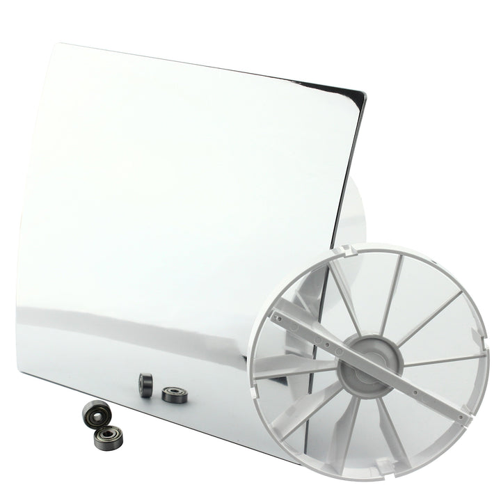 MKK - 18155-007 - DUO Design Badlüfter Wandlüfter Turbo Ventilator Rückstauklappe Kugellager Nachlau