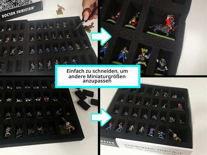 Doctor Frikistein Summoning Army Box | Aufbewahrung, Schutz und Transport von Miniaturen von Spielen