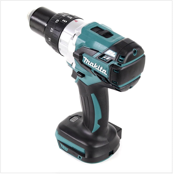 Makita DDF481Z Akku-Bohrschrauber 18 V (ohne Akku, ohne Ladegerät), Blau, Silber ohne Akku ohne Lade