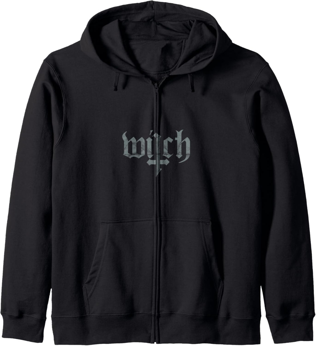 Occult Witch Satan Gothic Grunge Satan Devil Black Hexe Kapuzenjacke