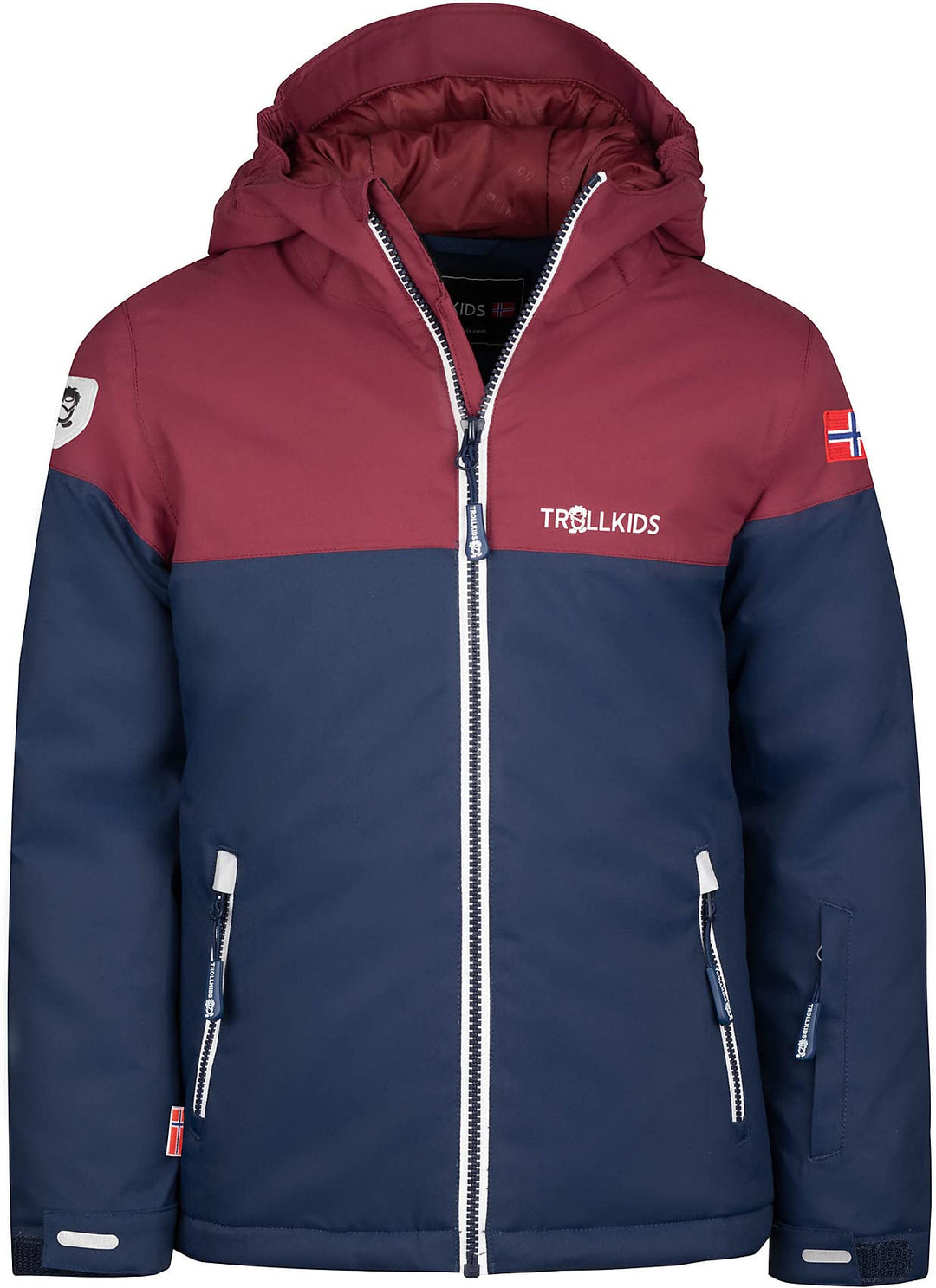 Trollkids Hallingdal Mädchen Skijacke 104 Marineblau/Rot/white, 104 Marineblau/Rot/white