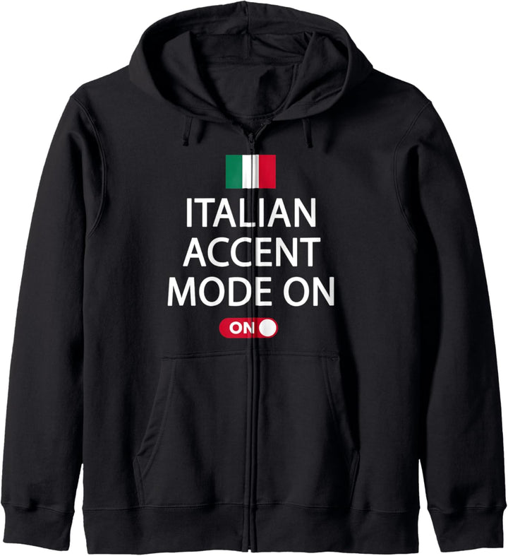 Italienische Flagge Italienische Abstammung, Komisch Italien Kapuzenjacke