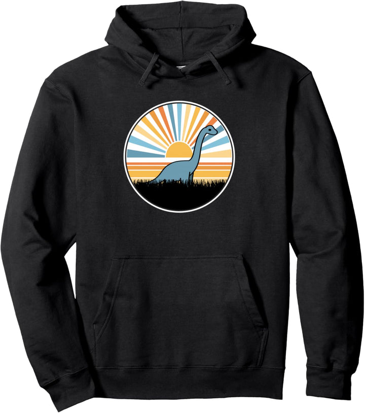 Brontosaurus Sauropod Dino Jurassic Süsser Kawaii Pullover Hoodie