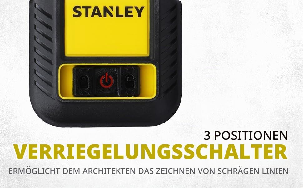 Stanley Kreuzlinien-Laser Cubix rot STHT77498-1 (selbstnivellierend, mit roter Diode, für den Innenb