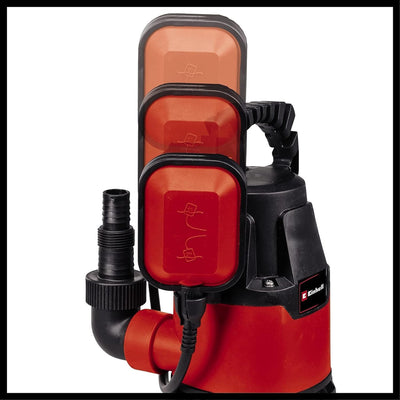 Einhell Tauchpumpe GC-SP 2275 (220 W, 7.500 Liter pro Stunde, max. Förderhöhe 6 m, flachabsaugend bi