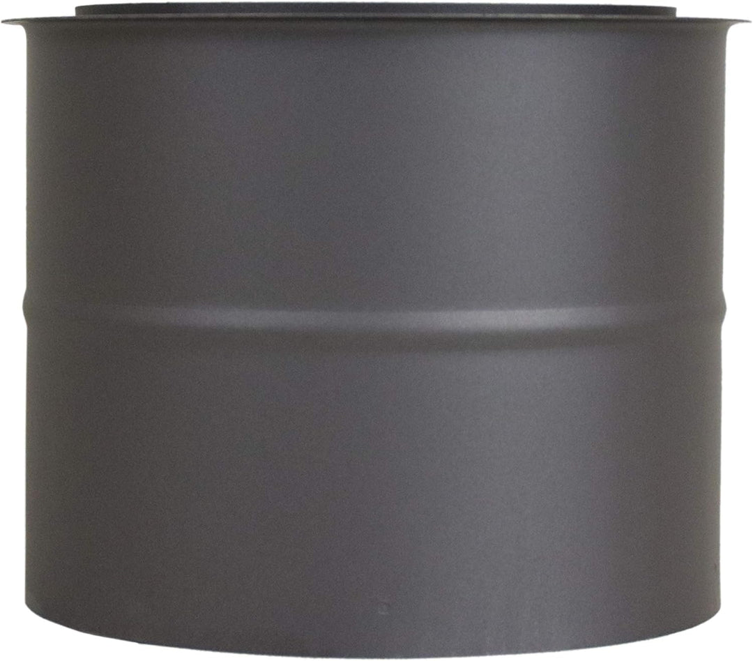 LANZZAS Rauchrohr Wandfutter/doppelte Mauermuffe - für den Durchmesser Ø 150 mm - Farbe: gussgrau -