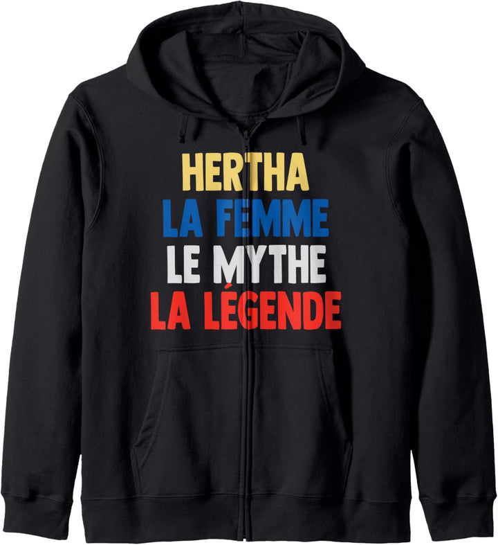 Hertha La Femme The Myth The Legend Gift for Hertha Kapuzenjacke