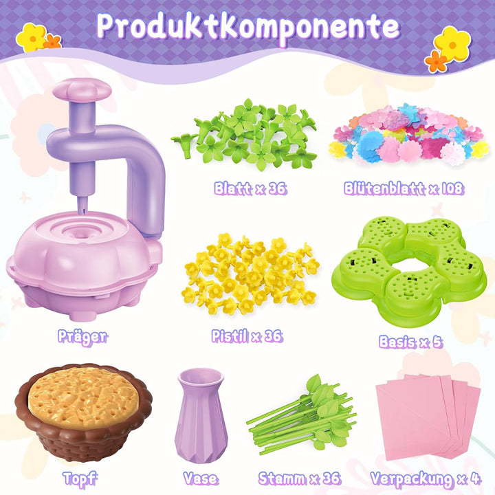 Kssvzz Bastelset Kinder ab 4 5 6 7 8 9 10 Jahre - Basteln Mädchen 4 5 6 7 8 9 10 Jahre, DIY Kinder S