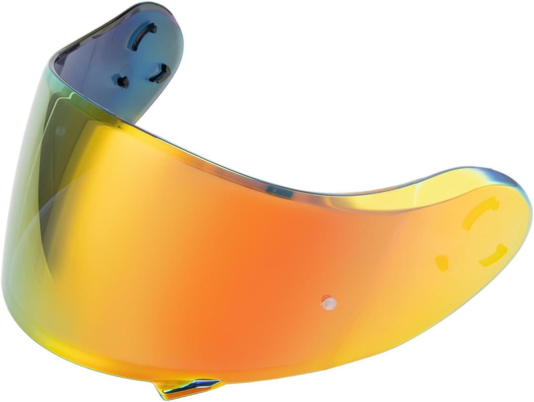 PSLER Helm Visier für Neotec 2 - Verspiegelt Helmvisier für Shoei Neotec 2 CNS-3 Getöntes Visier Mot