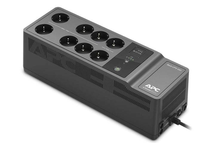 APC Back-Ups es - BE650G2-GR - Unterbrechungsfreie Stromversorgung 650VA (8 Schuko Ausgänge, Überspa