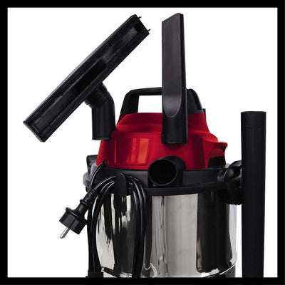 Einhell Nass-Trockensauger TC-VC 1815 S (1.250 W, 15 Ltr.-Edelstahlbehälter, 36 mm-Schlauchsystem, Z