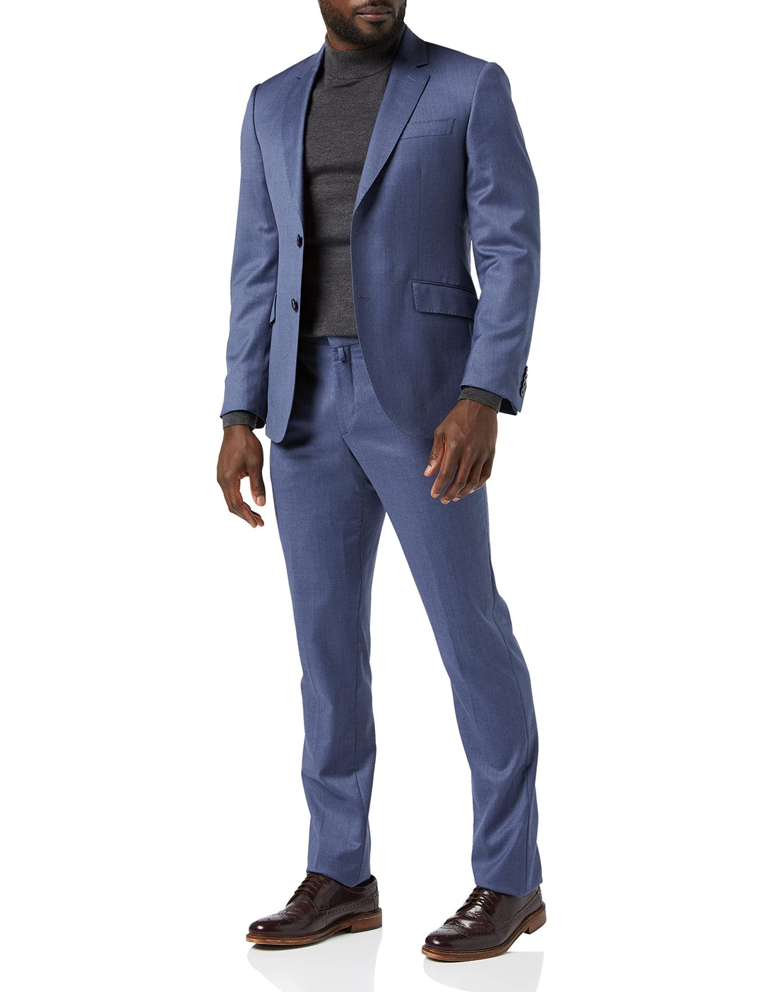 Hackett London Herren Plain Wool Twill B Cc Business Suit Jacket 50 Blue (Blue), 50 Blue (Blue)