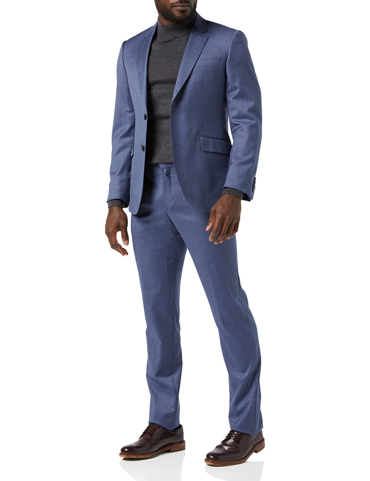 Hackett London Herren Plain Wool Twill B Cc Business Suit Jacket 50 Blue (Blue), 50 Blue (Blue)