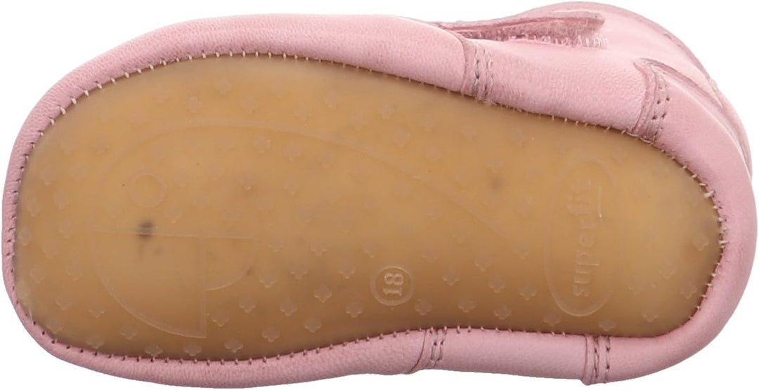 Superfit Baby - Mädchen Papageno Warm GefütterteLauflernschuhe 18 EU Rosa 5500, 18 EU Rosa 5500