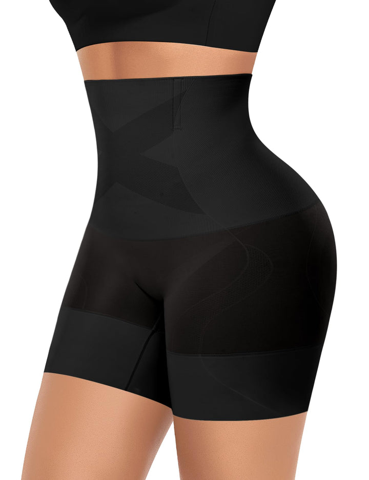 Bauchweg Unterhose Damen Shapewear Miederhose Hohe Taille Unterwäsche Figurenformend Bauchkontrolle