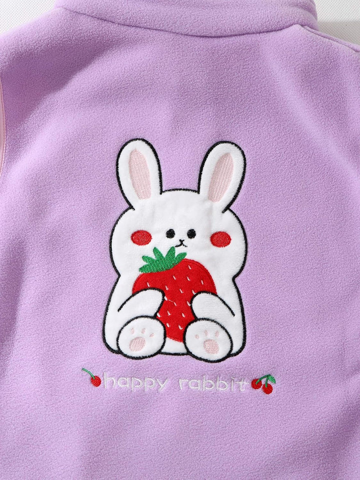 Camilife Baby Kleinkind Kinder Jungen Mädchen Polar Fleece Weste Stehkragen Reissverschluss Fleecewe