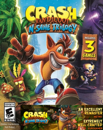 Crash Bandicoot NSane Trilogy (Xbox One) Xbox One Crash Bandicoot N. Sane Trilogy, Xbox One Crash Ba