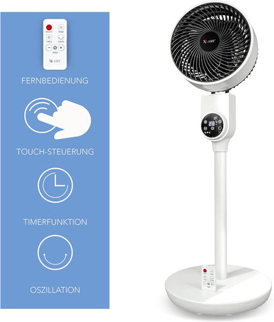 X4-LIFE Floor Fan Pinguin DX der Bodenventilator für die komplette Wohnung - flüsterleise - effizien