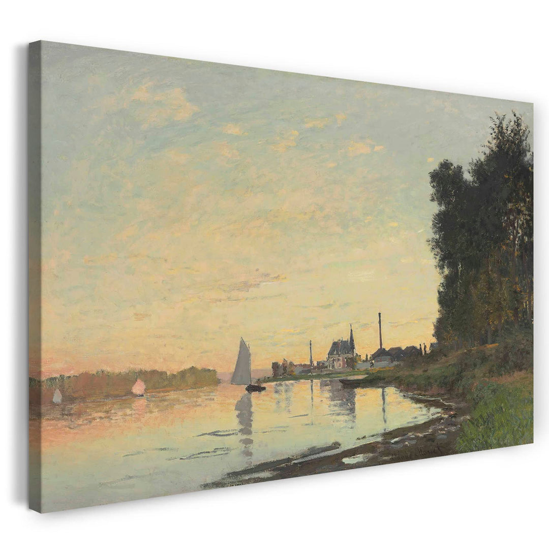 Printed Paintings Leinwand (60x40cm): Claude Monet - Argenteuil, später Nachmittag 60x40 cm, 60x40 c