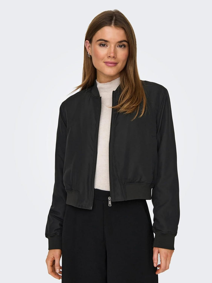 ONLY Damen Onlalma Bomber OTW Noos Jacke L Schwarz, L Schwarz