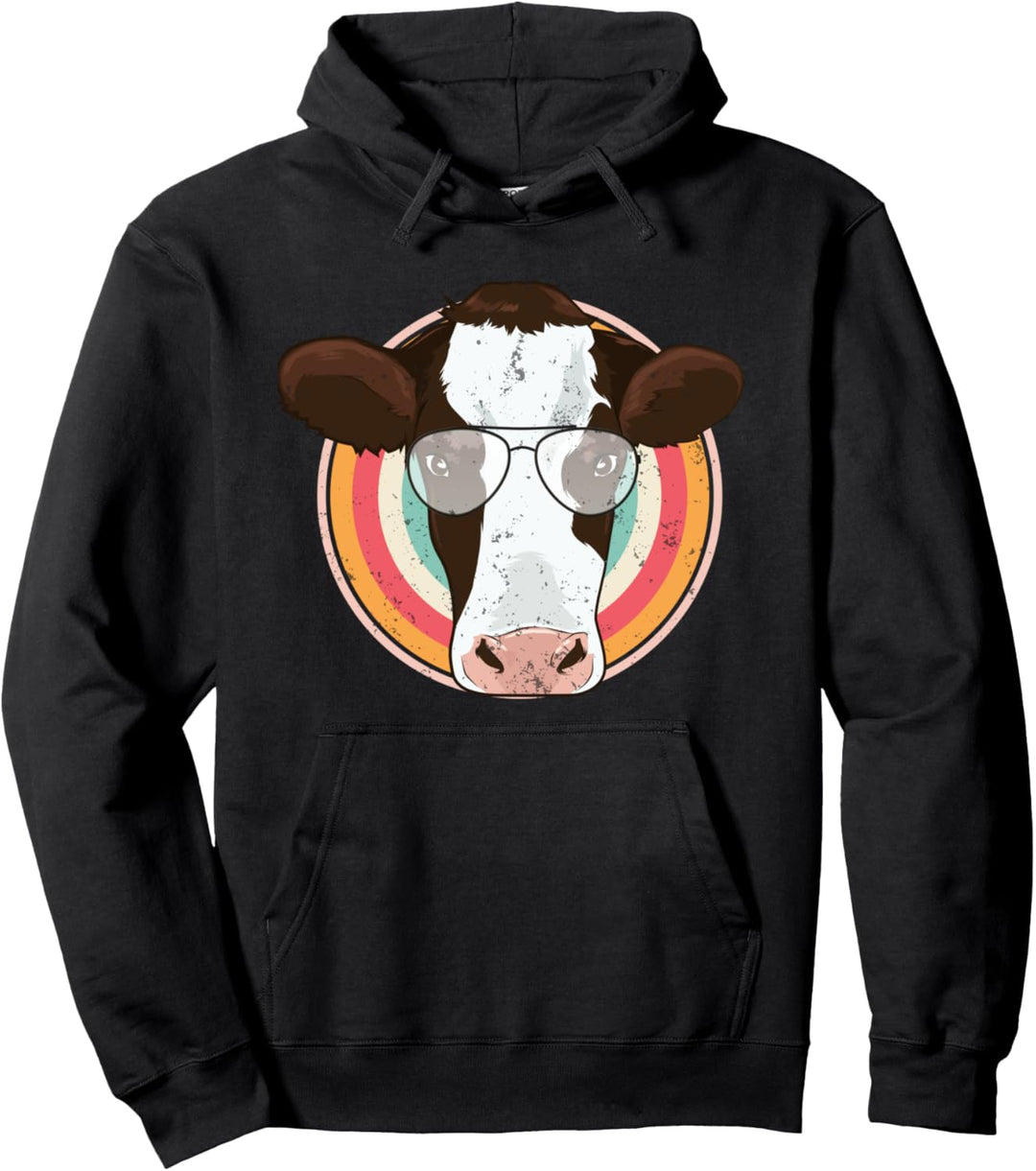 Kuh Geschenk Pullover Hoodie