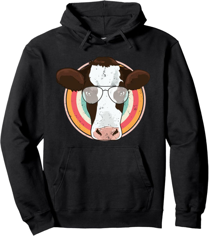 Kuh Geschenk Pullover Hoodie