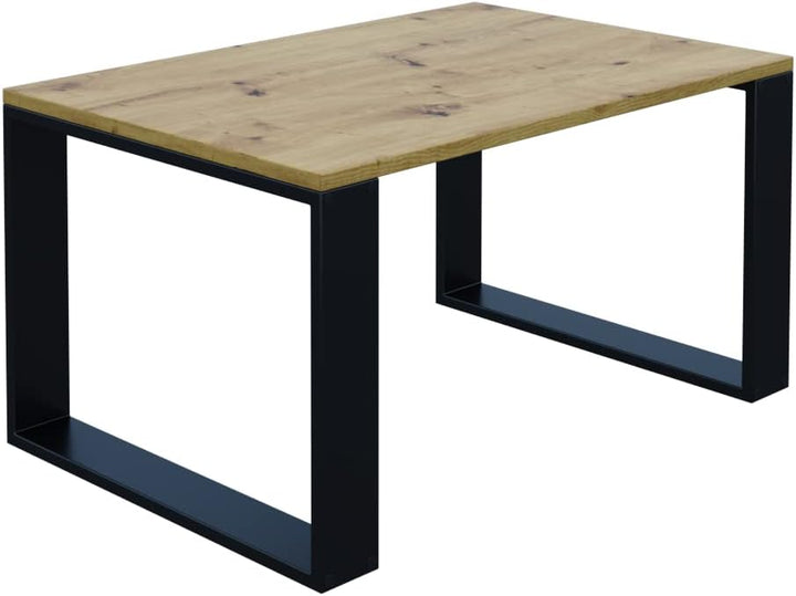 AKKE Couchtisch Wohnzimmertisch Beistelltisch Tisch Für Wohnzimmer Artisan Oak Yellow 90 x 60 x 55 L
