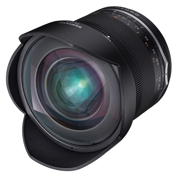 Samyang MF 14mm F2,8 MK2 MFT – Weitwinkel Objektiv manueller Fokus Festbrennweite MFT Mount 2. Gener