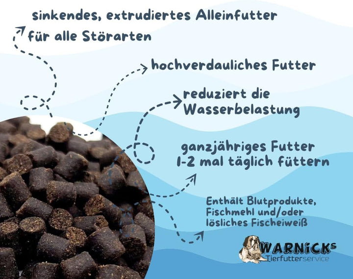 Warnicks Tierfutterservice Störfutter 10KG in 6mm