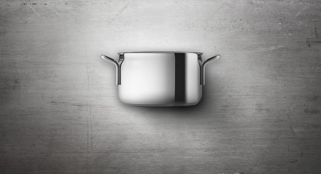 Eva Trio | Topf | Steel-Line | 90% Recycled-Stahl | Edelstahl (10l), 10l