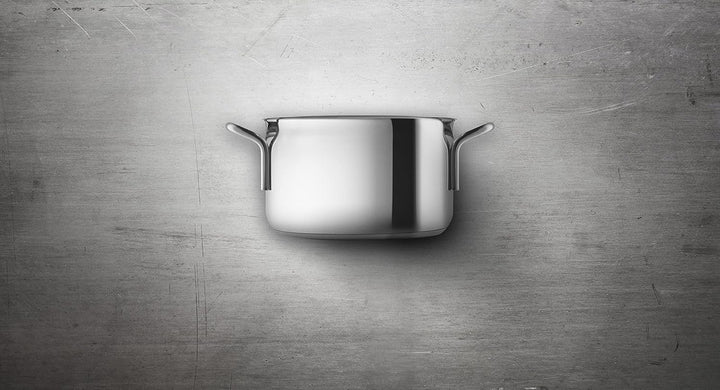 Eva Trio | Topf | Steel-Line | 90% Recycled-Stahl | Edelstahl (10l), 10l