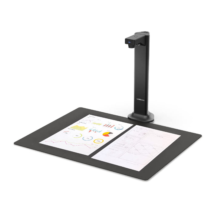 Viisan DL8 Dokumenten- Buchscanner. Max Scanbereich A3. 13MP Auflösung. Buchseiten Glätten & Aufteil