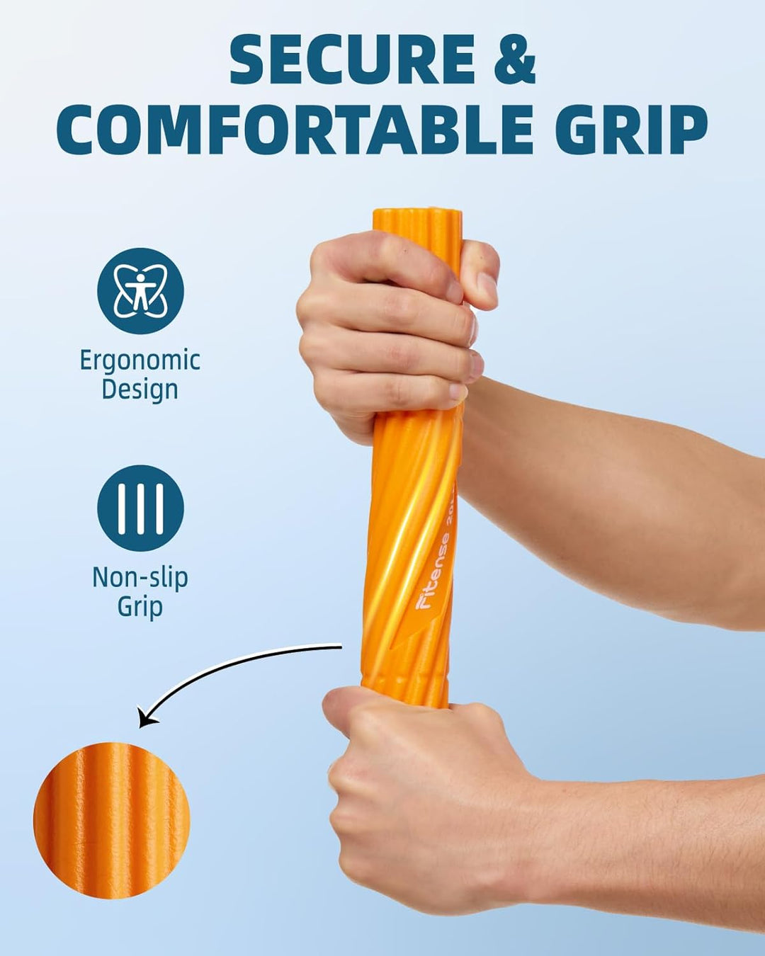 Flex Therapie Bar Kit, FlexBar Handtrainer, Widerstand Bar, Tennisarm Therapie Bar, Twist Hand Exerc