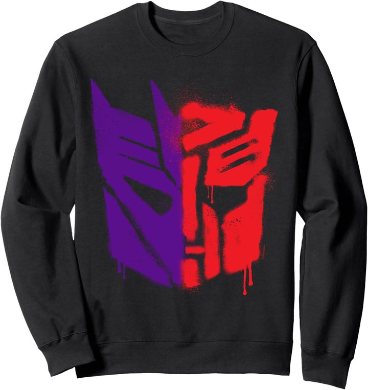 Transformers: War For Cybertron Spray Paint Split Logo Sweatshirt
