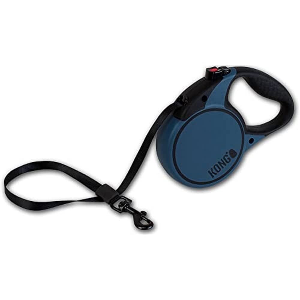 Kong Terrain Hundeleine, einziehbar Terrain mittel blau, Terrain mittel blau