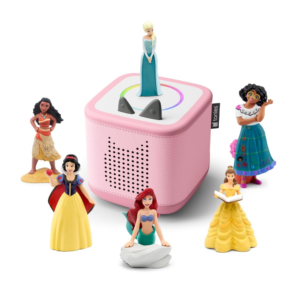 tonies Toniebox 2 Bundle Incl. 6 Disney Heldinnen ELSA, Ariel, Vaiana, Encanto, Anna, Schneewittchen