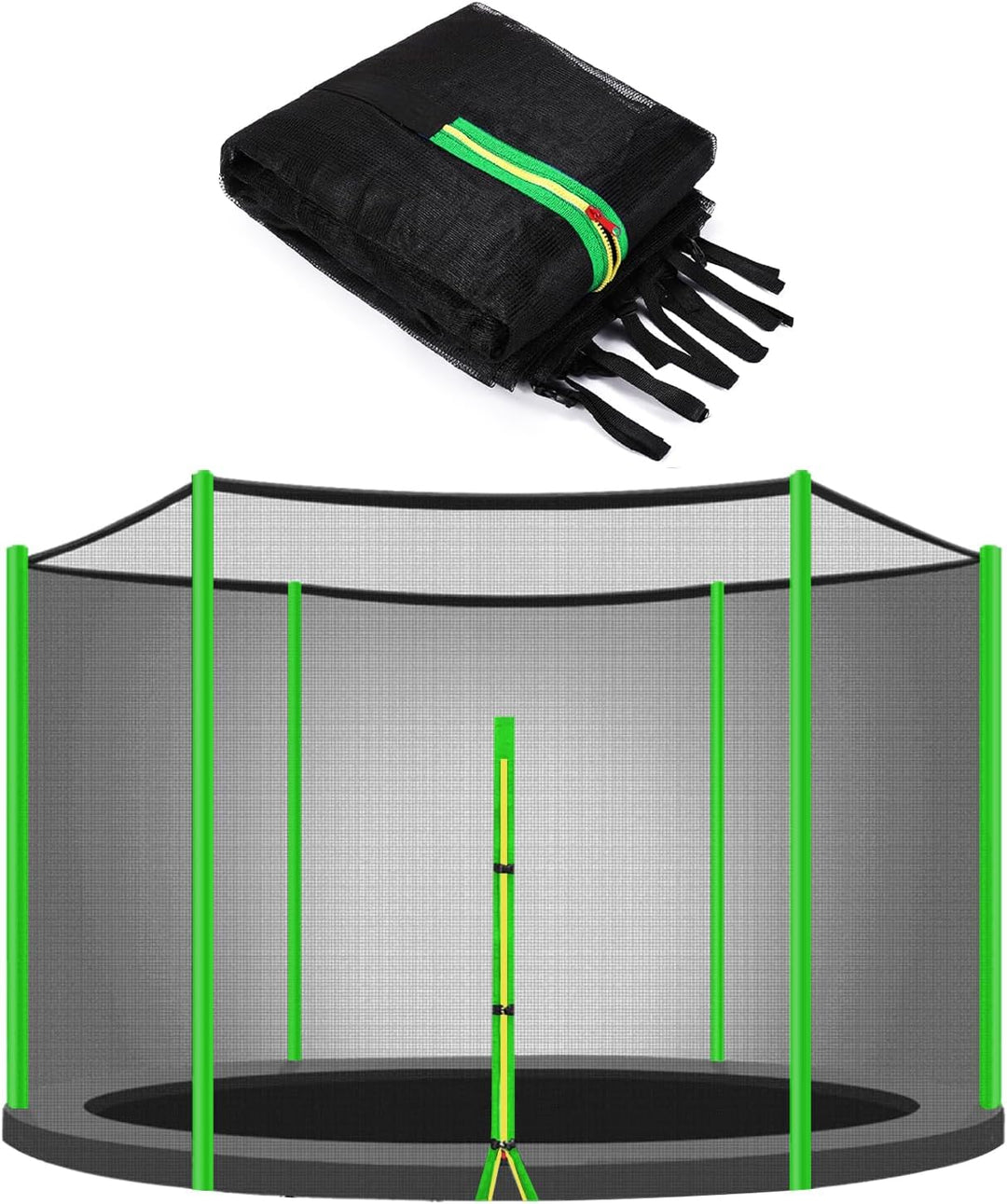 ULTRAPOWER SPORTS Ersatznetz Sicherheitsnetz Trampolinnetz für Trampolin Ø 244 305 366 430 cm 366cm