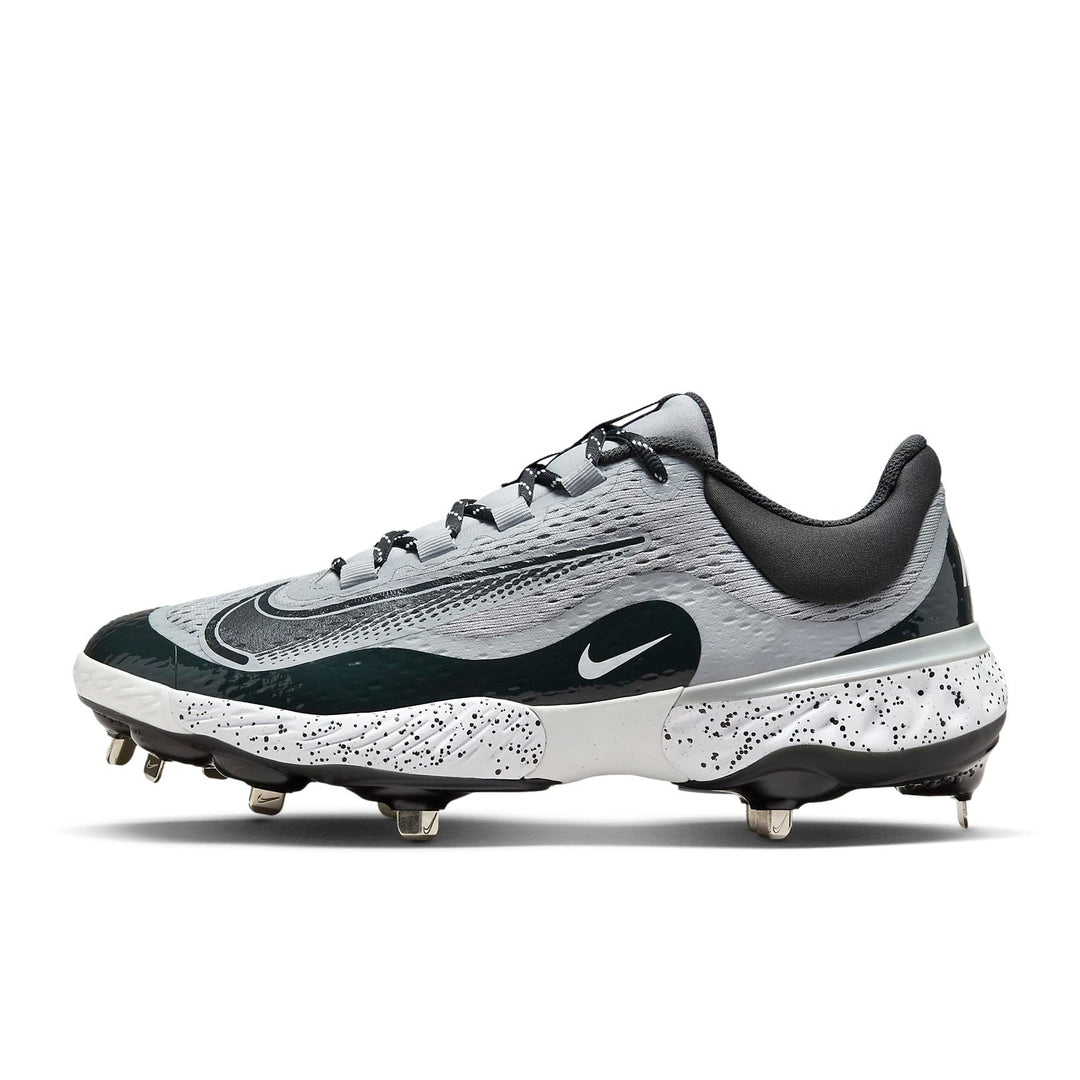 Nike Alpha Huarache Elite 4 Baseball-Stollen für Herren 40.5 EU Wolf Grey White Dark Smoke Grey, 40.
