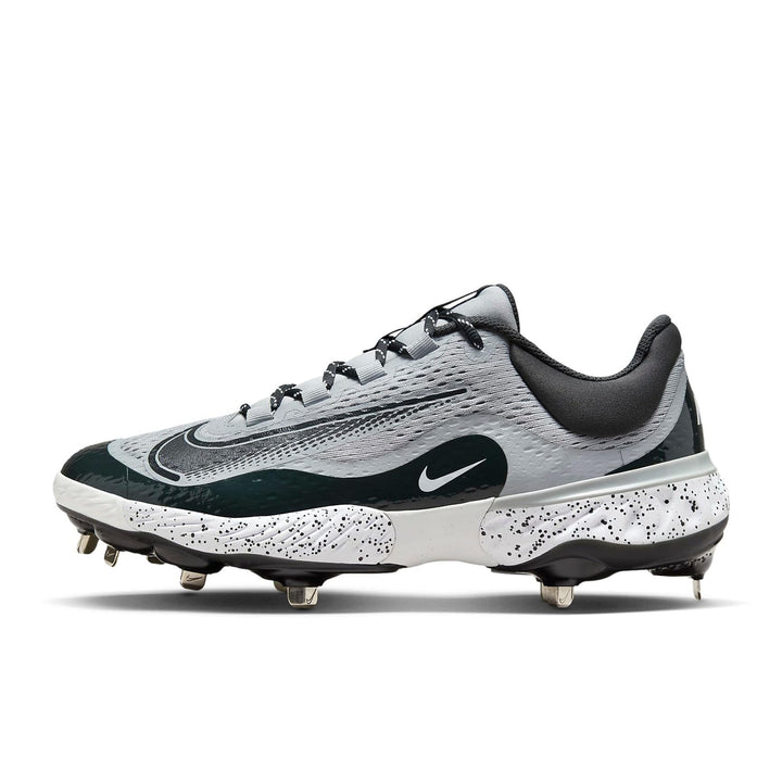 Nike Alpha Huarache Elite 4 Baseball-Stollen für Herren 40.5 EU Wolf Grey White Dark Smoke Grey, 40.