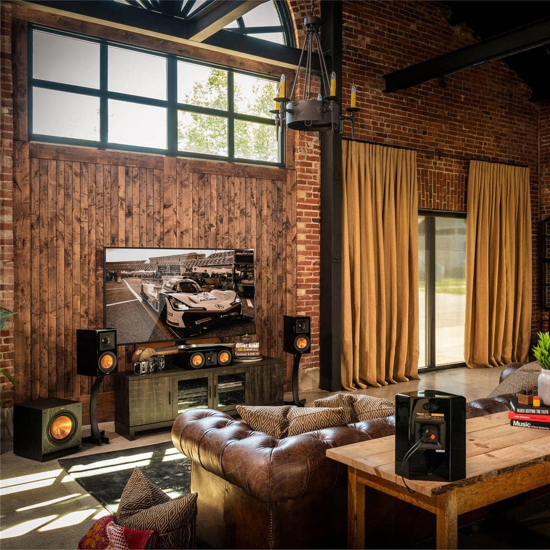 Klipsch RP-500M Lautsprecher, 75 W, Verkabelt (Braun) Walnuss, Walnuss